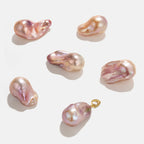 Breaking Dawn Purple Baroque Pearl Necklace
