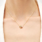 Pink Mother of Pearl Pendant Necklace