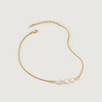 Floriography Pearl Trio Necklace