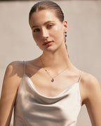 Raw Amethyst  Earrings