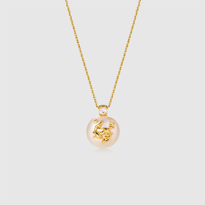Zodiac Stellar Pearl Necklace