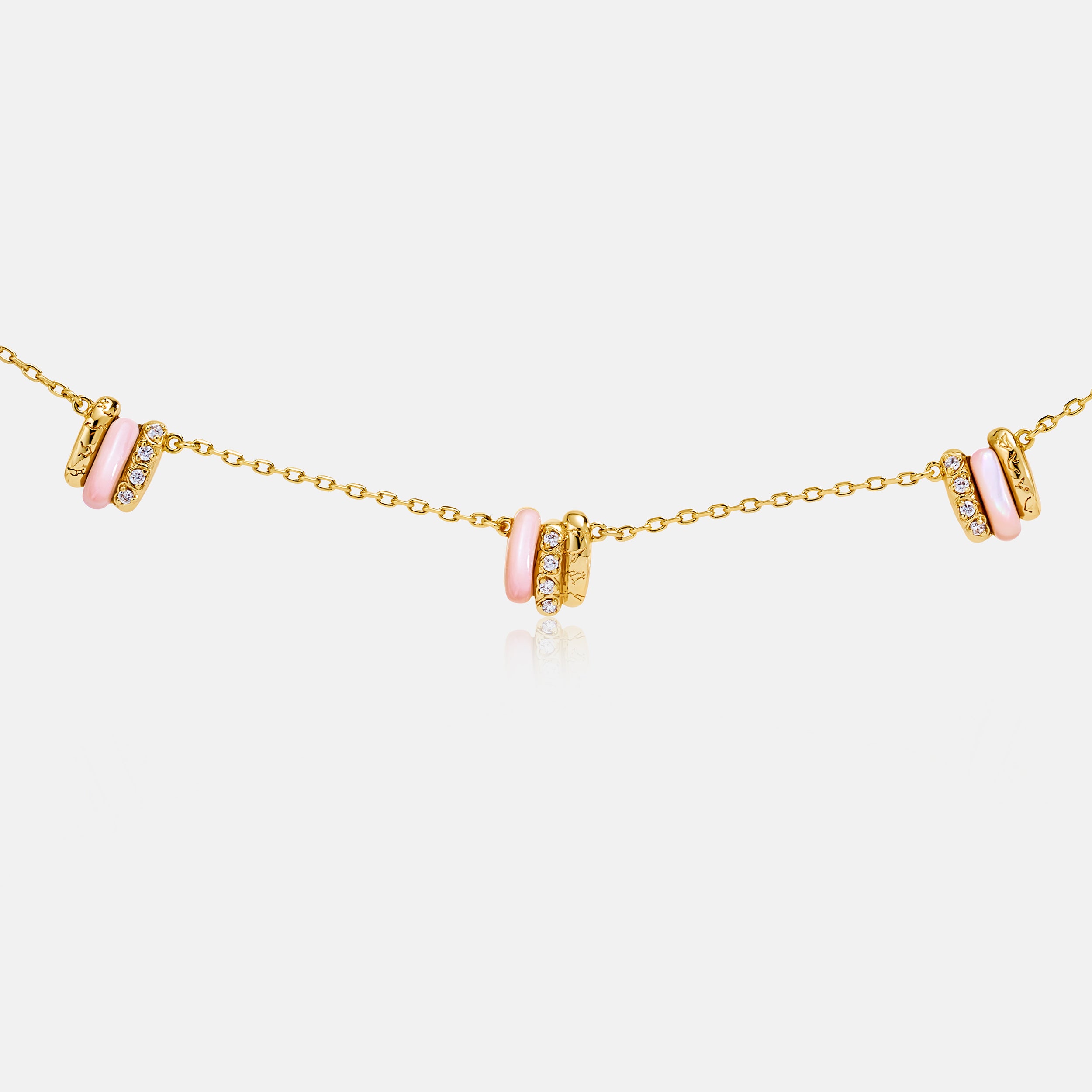Pink Mother of Pearl Necklace