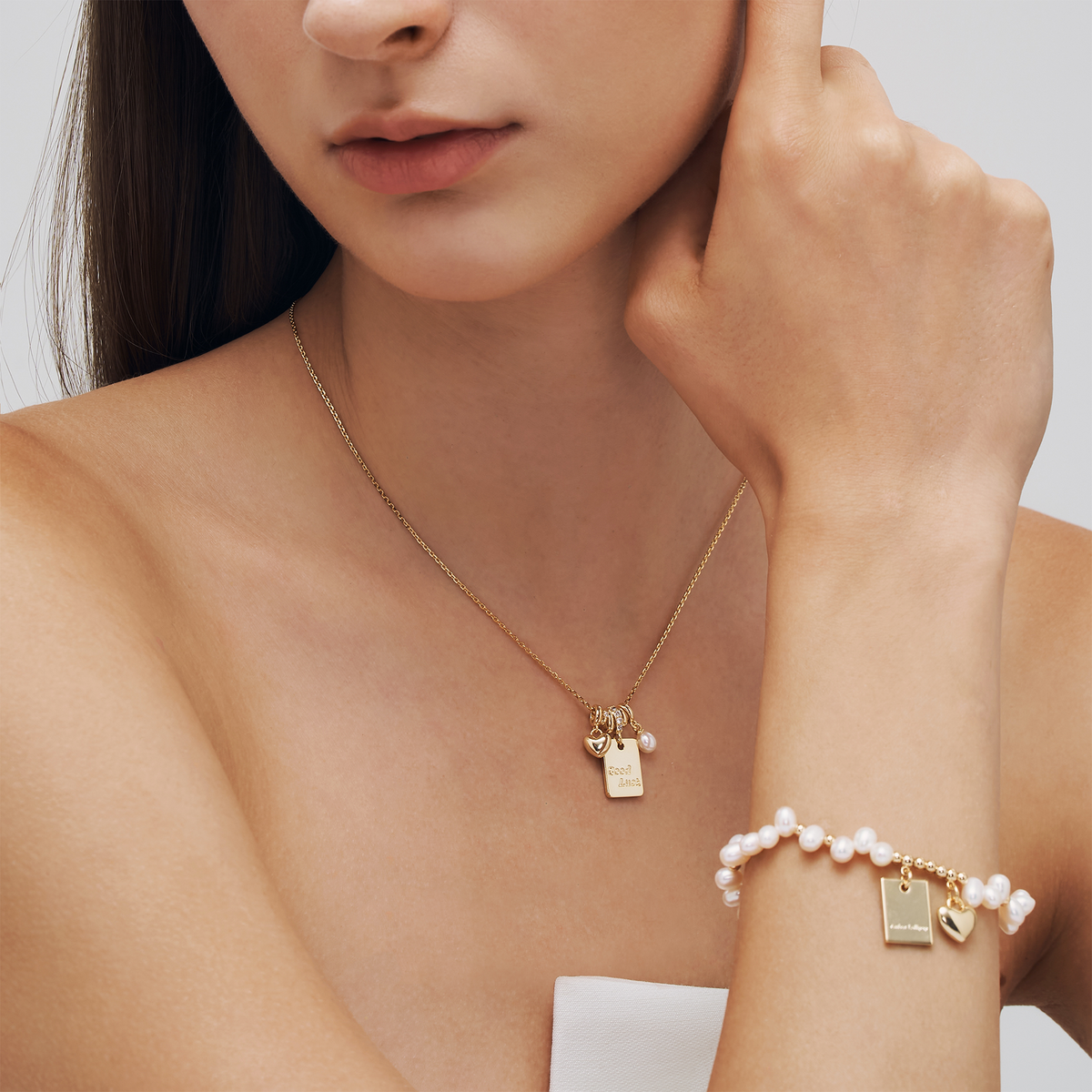 Personalized Lucky & Love Necklace