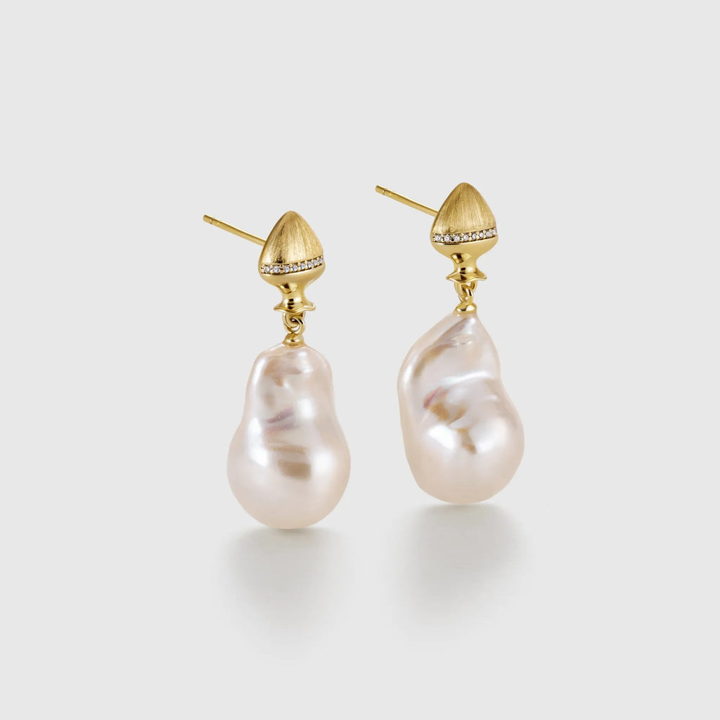 Oracle Baroque Pearl Earrings
