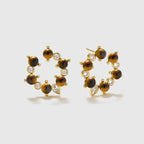 Oracle Tiger's Eye Stud Earrings