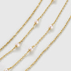 Drift Sand Baroque Pearl Layer Necklace