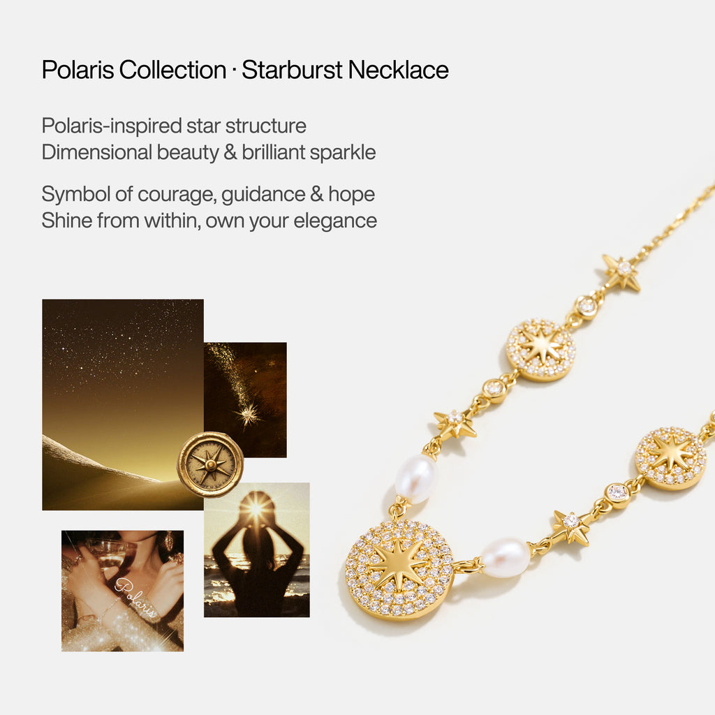 Celestial Star CZ Pendant Necklace