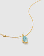 Raw Aquamarine Necklace