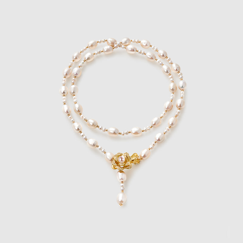 Adjustable Baroque Pearl Necklace