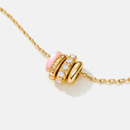 Pink Mother of Pearl Pendant Necklace