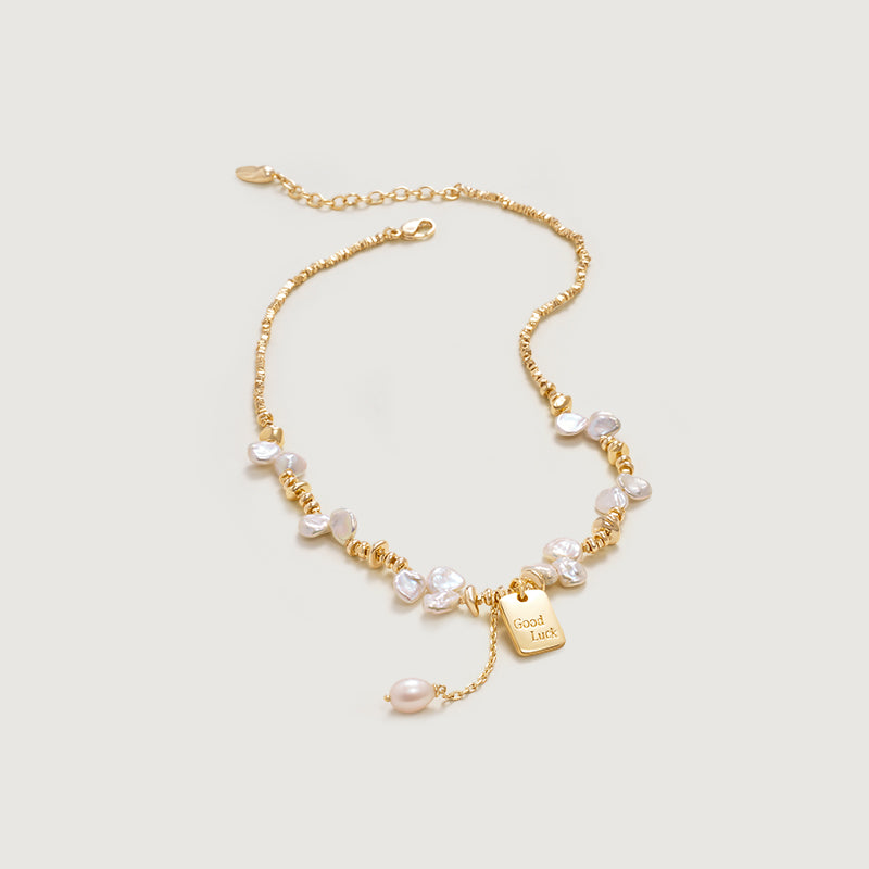 Good Luck Keshi Pearl Necklaces