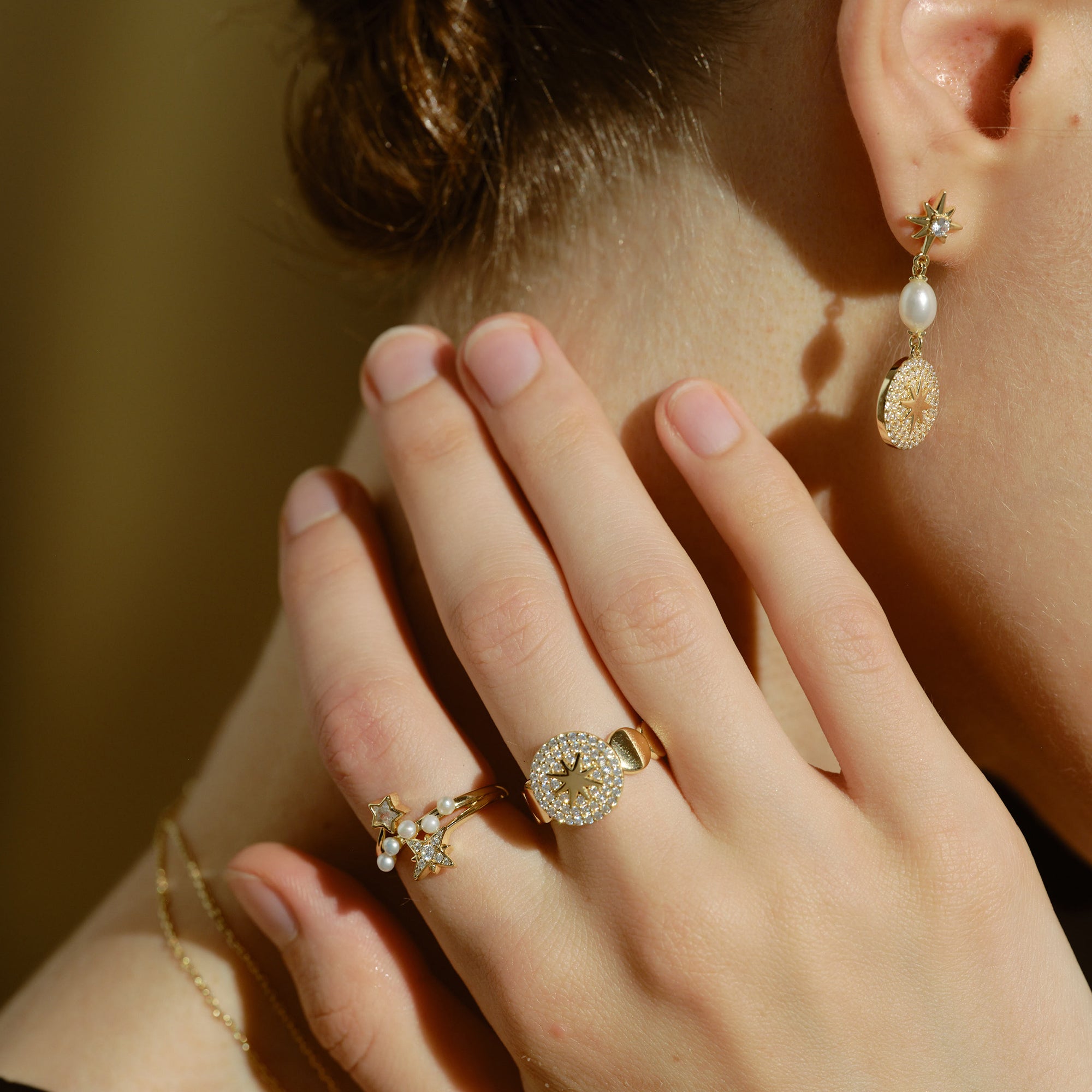 Celestial Star Open Ring