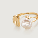 Floriography Keshi Pearl Ring