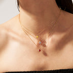 Fireworks CZ Stone Necklace