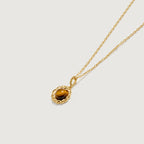 Caramel Coffee Tiger’s Eye Necklace