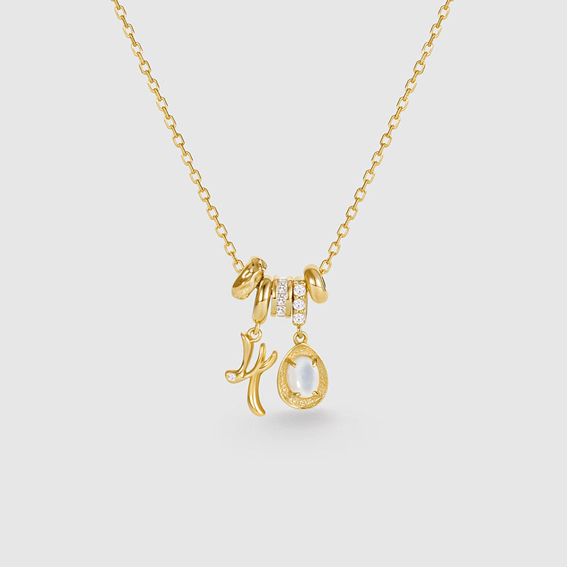 Birthstone Charm Necklace