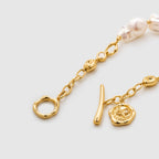 OT Chain Baroque Pearl Bracelet