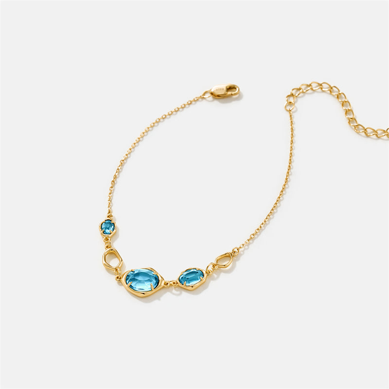 Blue Topaz Multi-Stone Bracelet