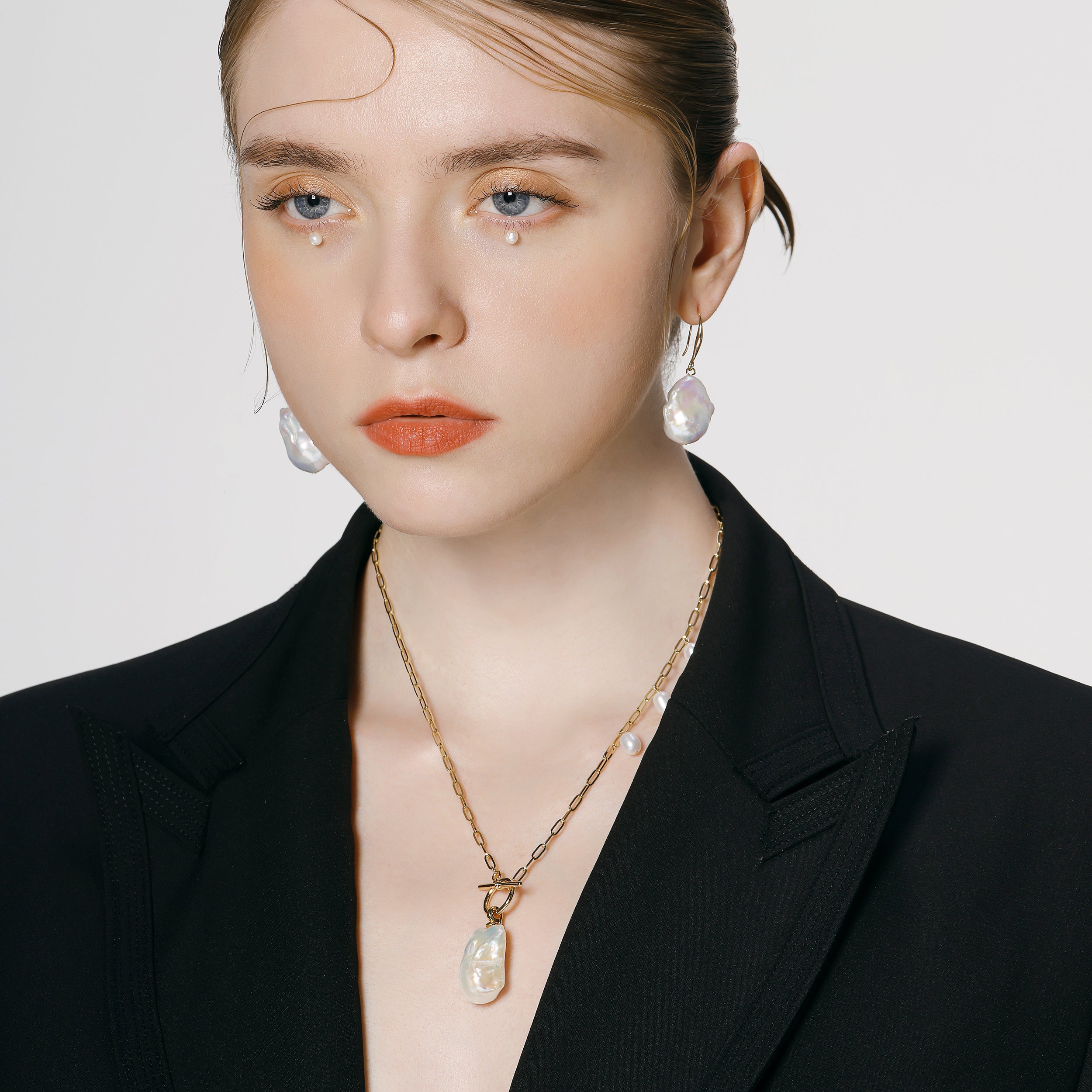 Breaking Dawn Baroque Pearl Earrings