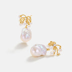 Champagne Moment Baroque Pearl Earrings