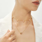 Pink Mother of Pearl Necklace