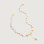 Lucky Heart Pearl Necklace