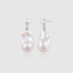 Lotus Baroque Pearl Earrings