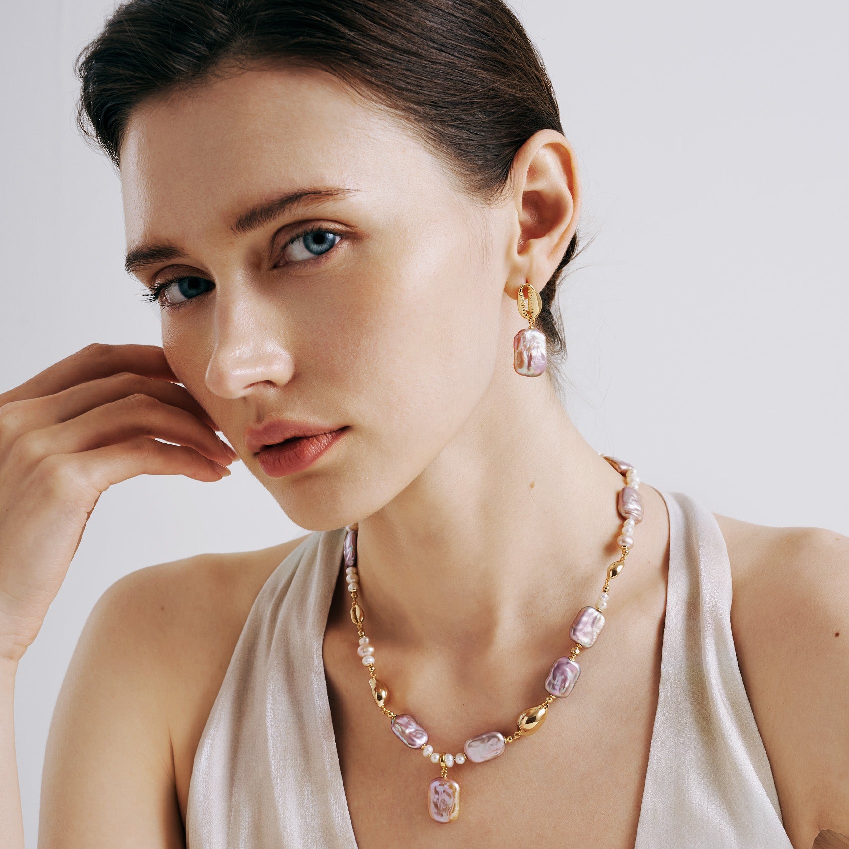 Sea Treasure Baroque Pearl Earrings