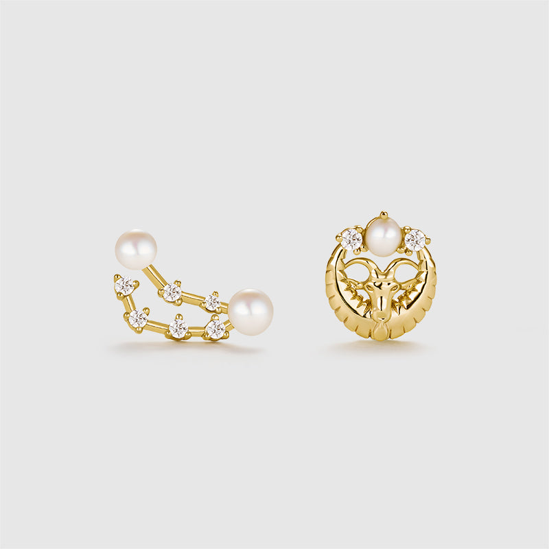 Zodiac Pearl Earrings