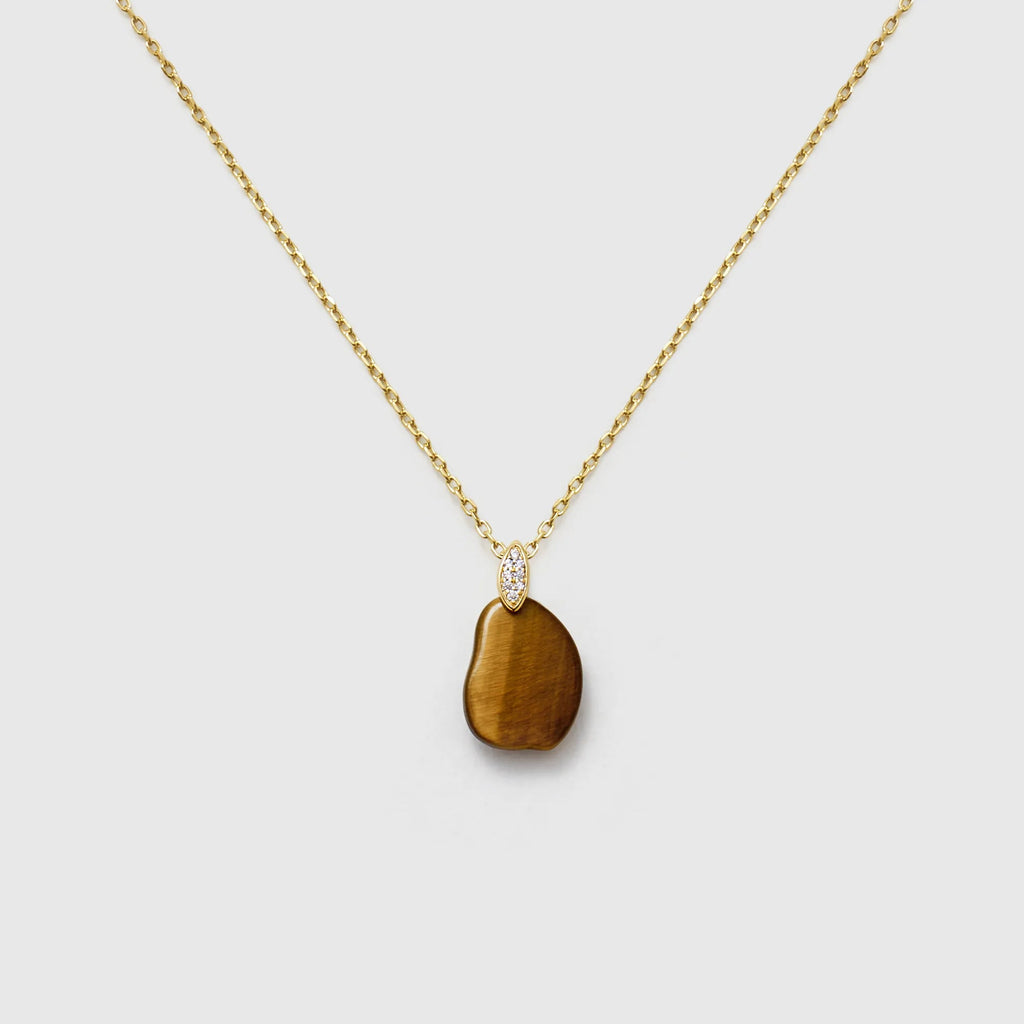Oracle Tiger's Eye Pendant Necklace