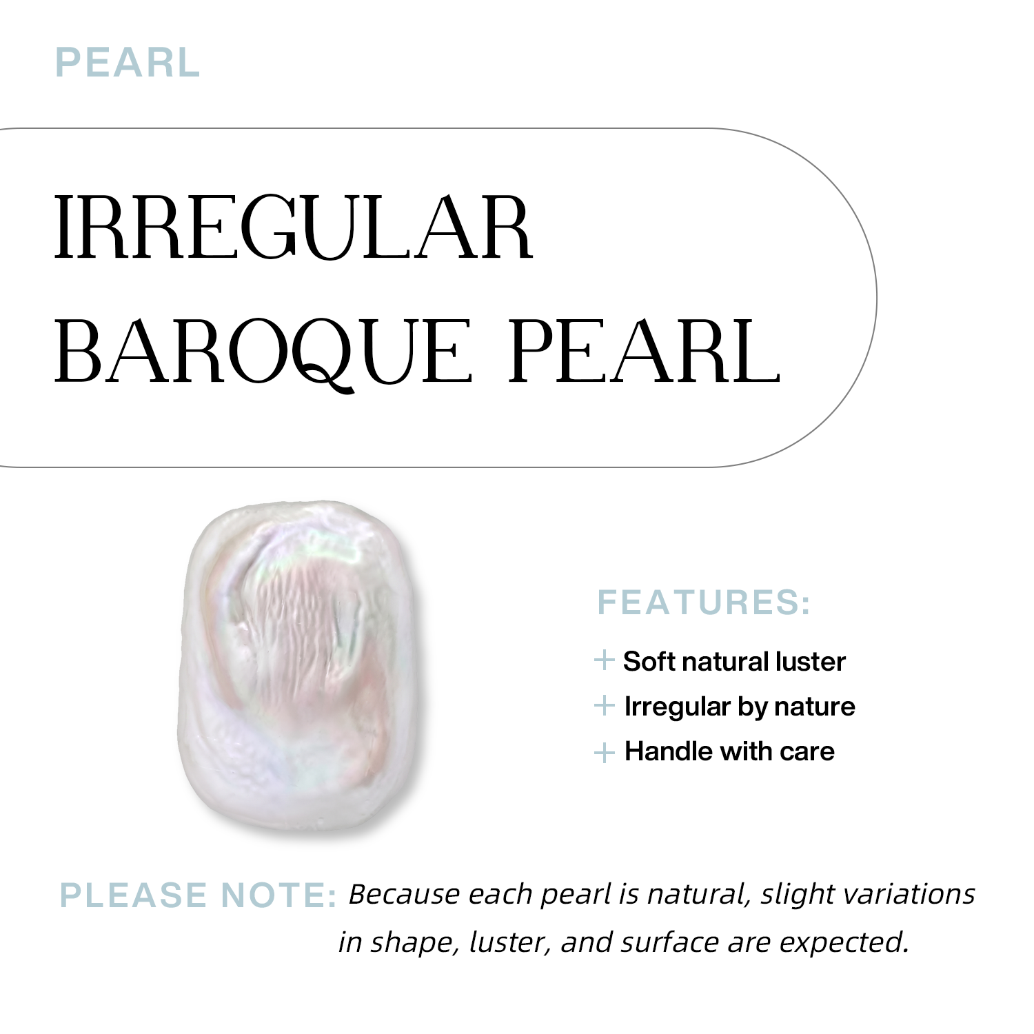 Moon Night Stars Baroque Pearl Earrings