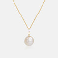 Button Pearl Necklace