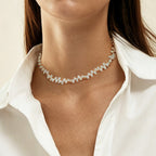 Irregular Choker Pearl Necklace