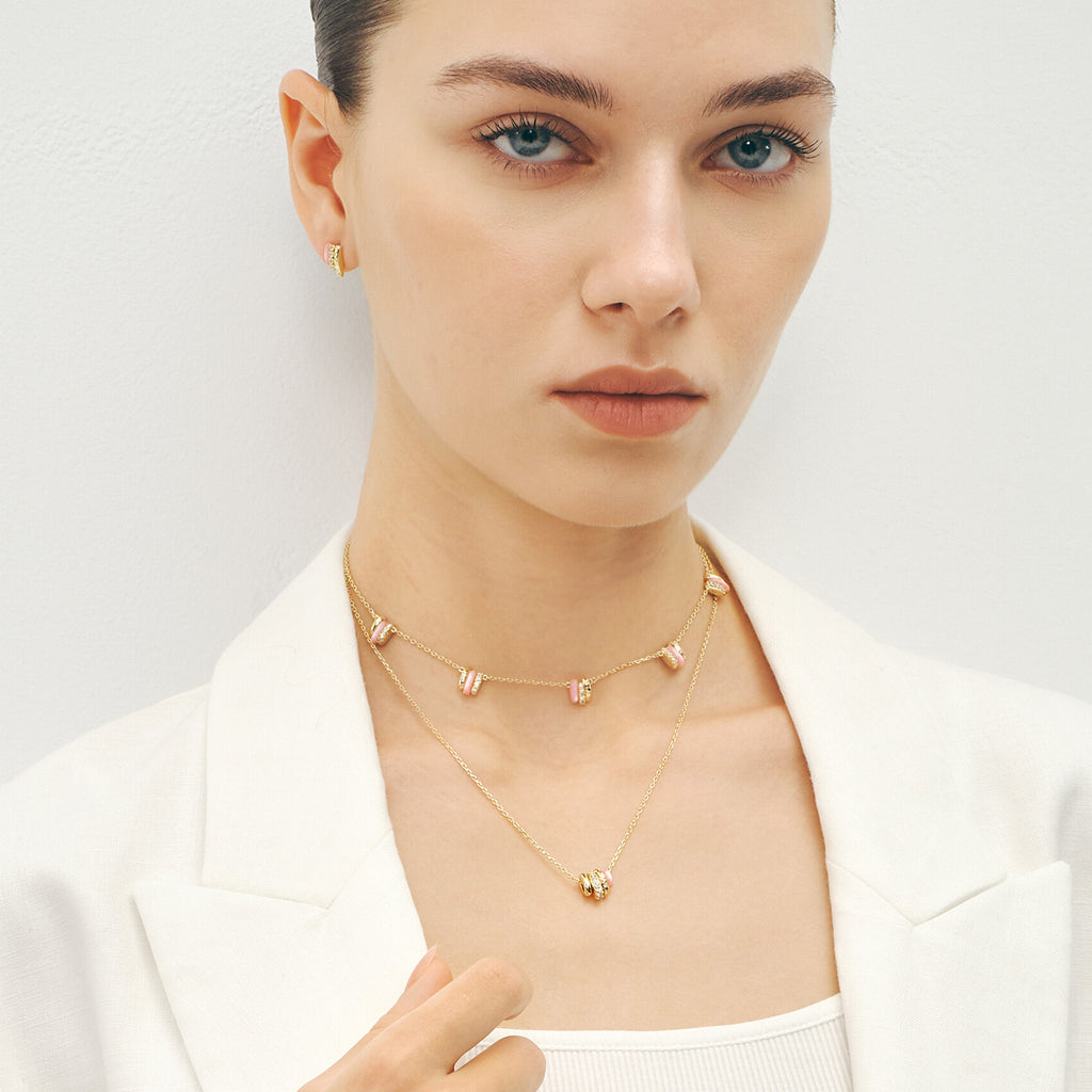 Pink Mother of Pearl Necklace