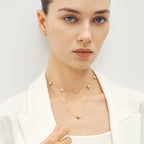 Pink Mother of Pearl Necklace