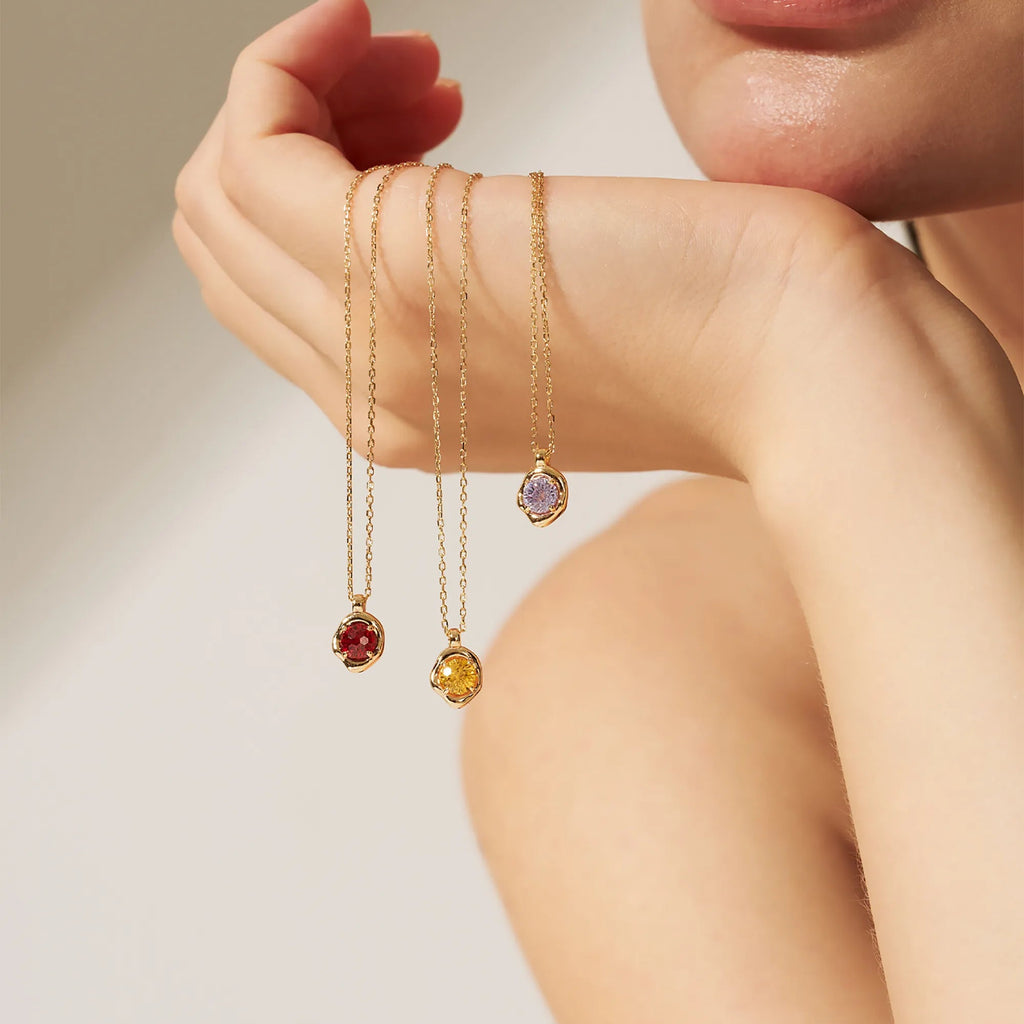 Fireworks CZ Stone Necklace