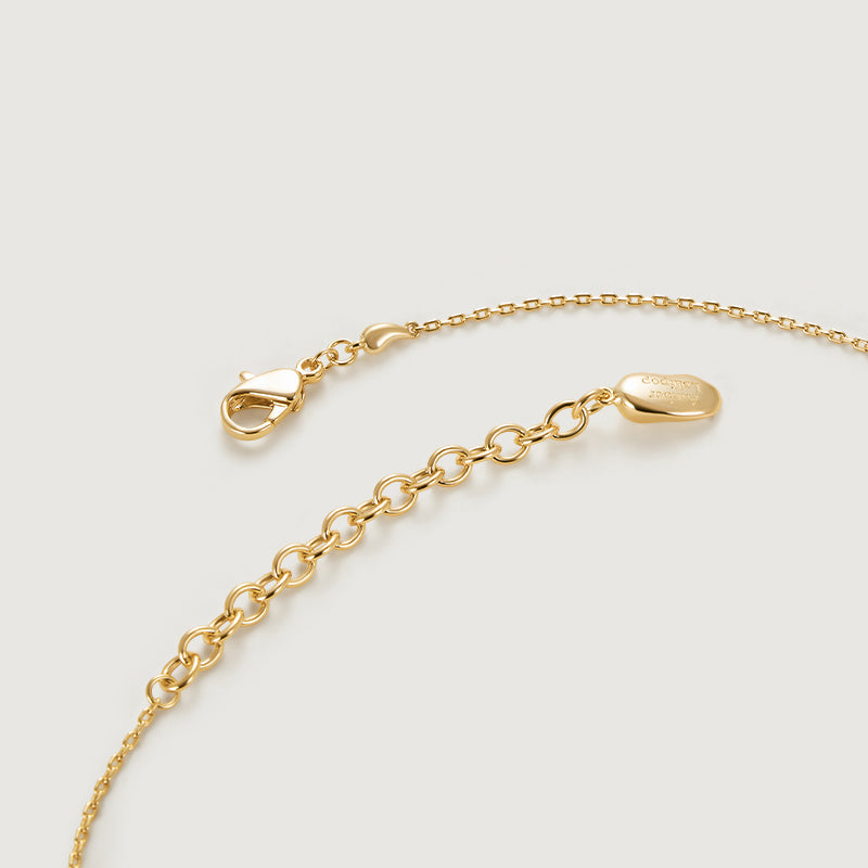 Floriography Pearl Curve Necklace