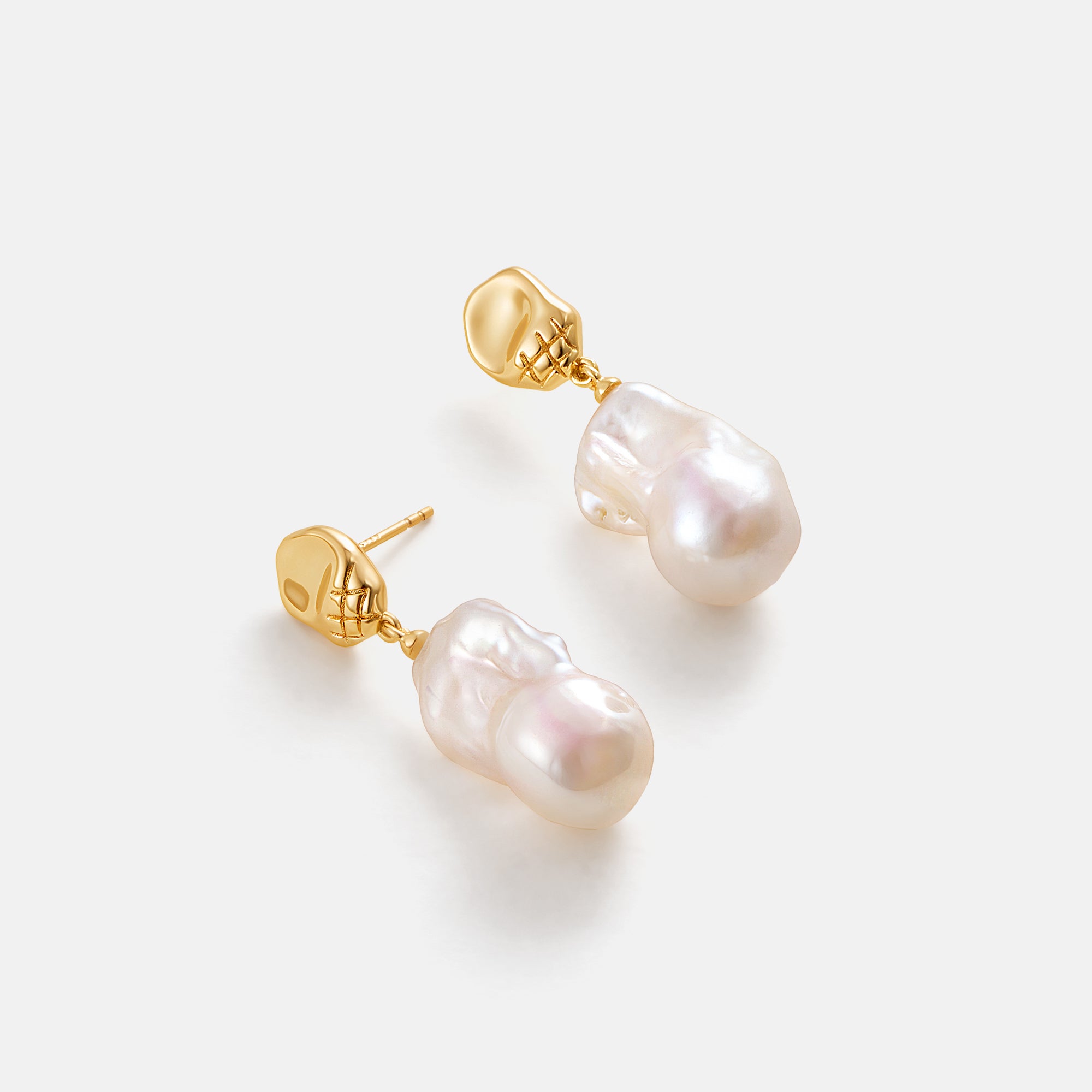 Aurora Baroque Pearl Earrings