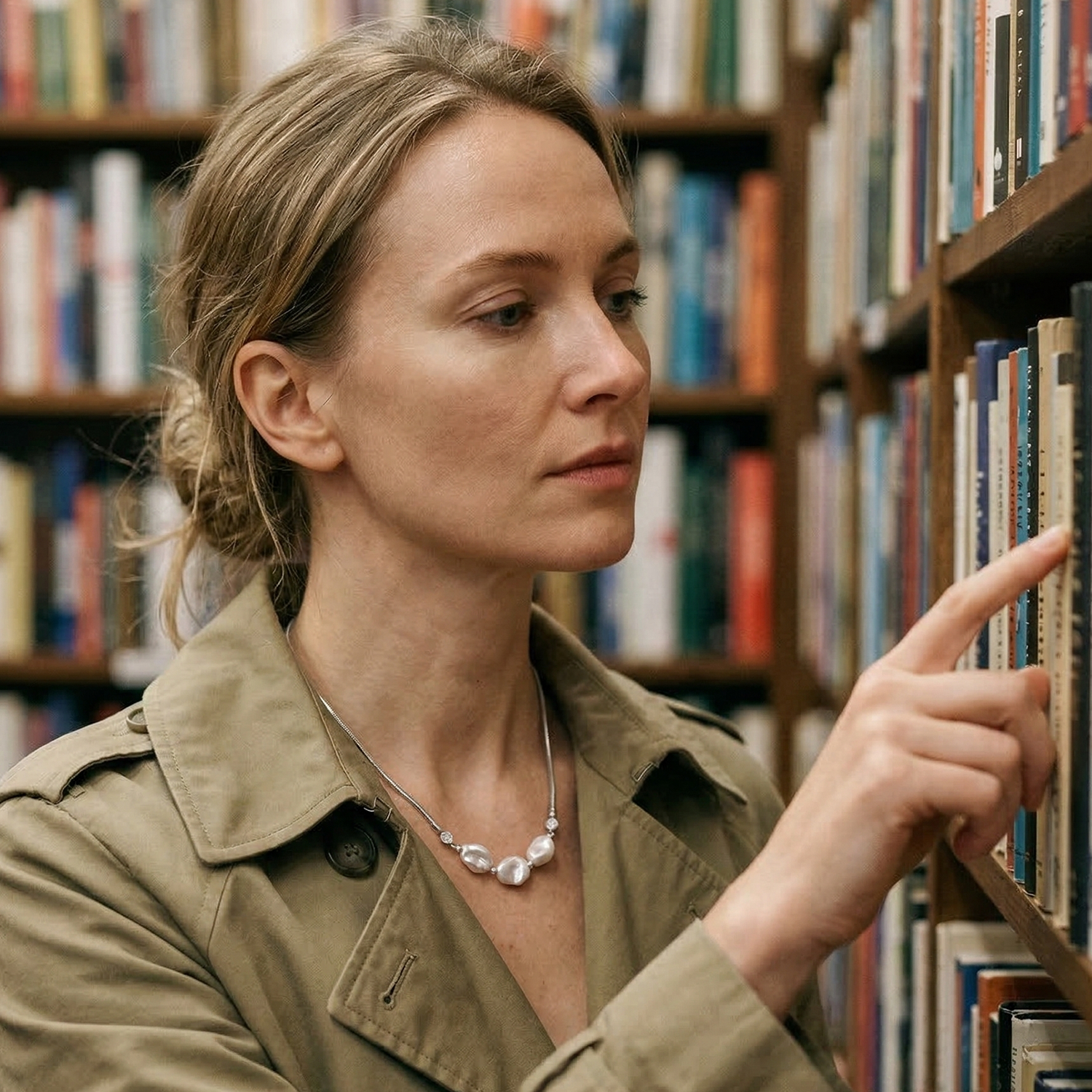 Floriography Pearl Chain Necklace