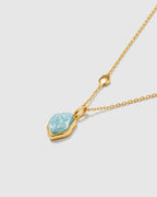 Raw Aquamarine Necklace