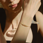 Celestial Star Paperclip Bracelet