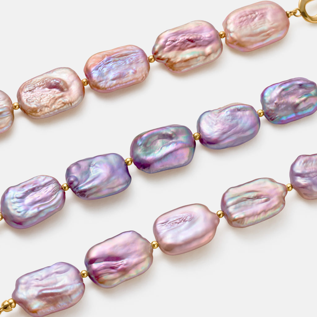 Sea Treasure Baroque Pearl Collar Necklace