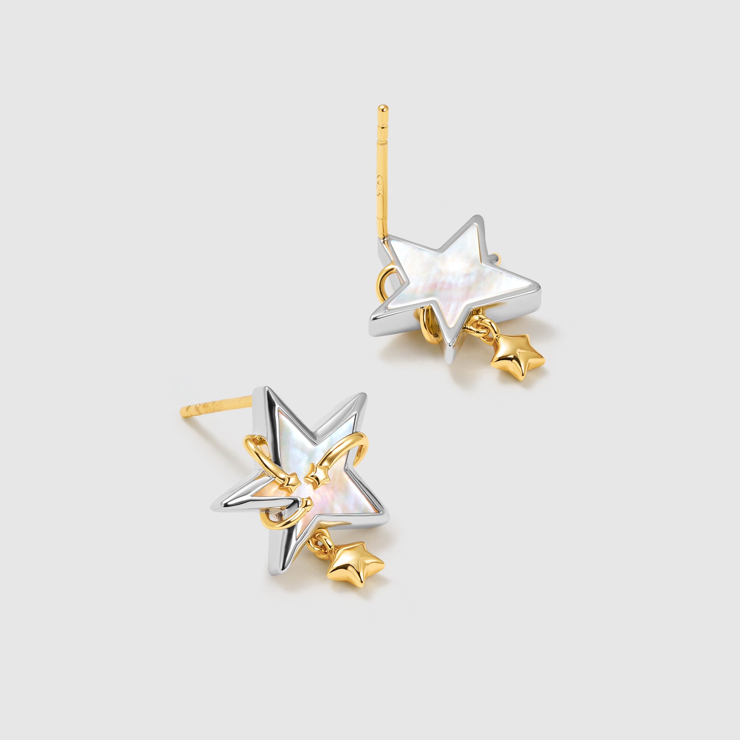 Meteor Mother-of-Pearl Earrings