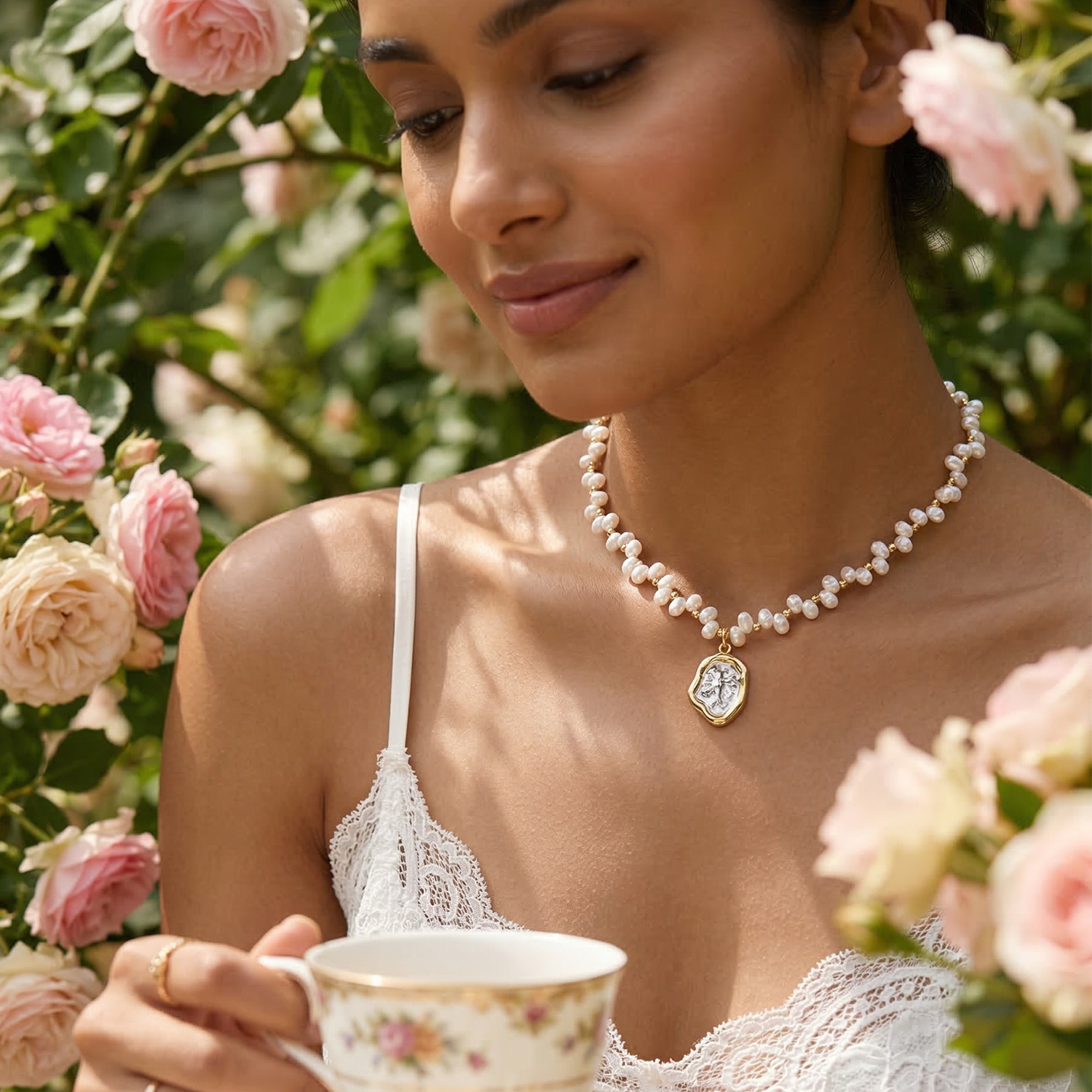 Zodiac Pearl Necklace