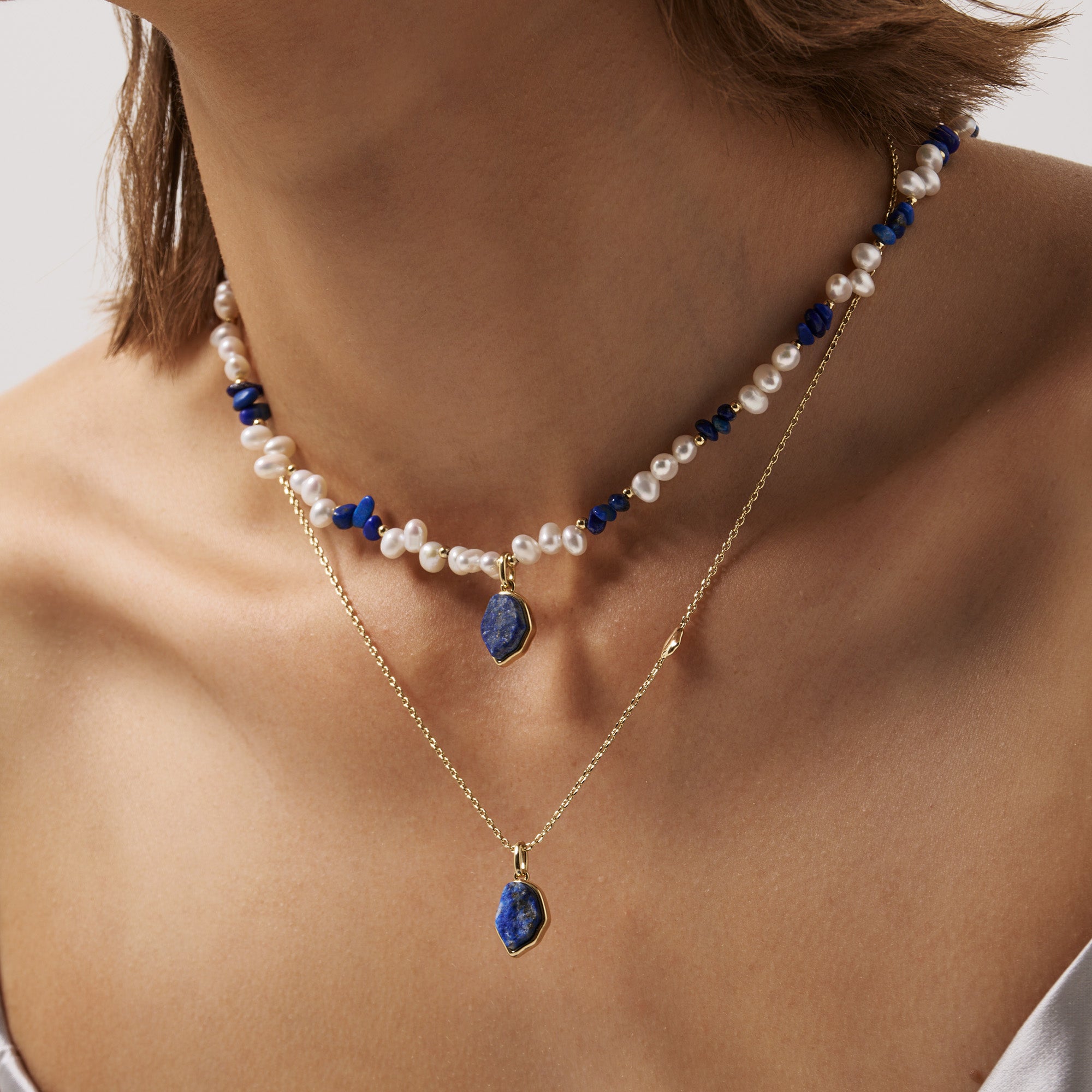 Raw Lapis Lazuli Necklace