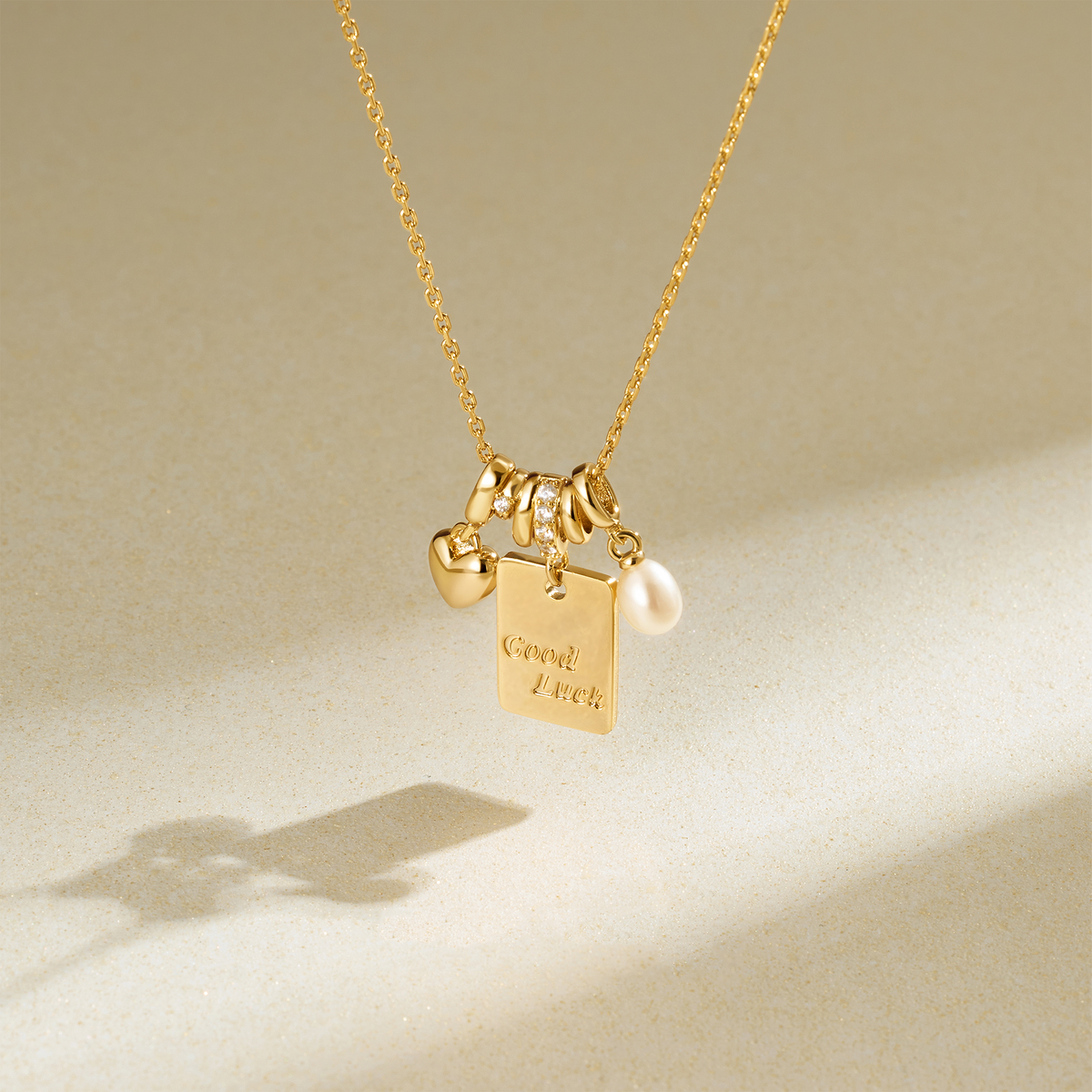 Personalized Lucky & Love Necklace