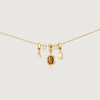 Tiger’s Eye Charm Necklace