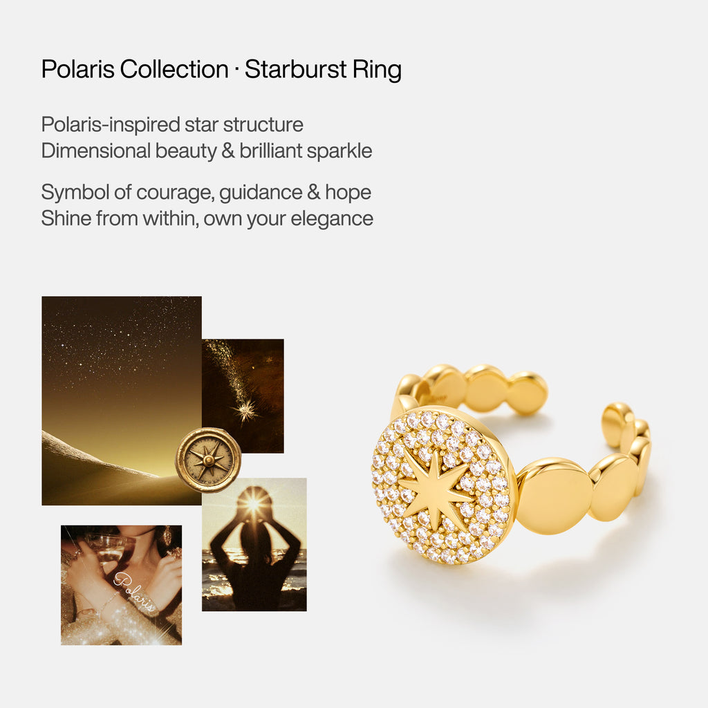 Celestial Star Open Ring