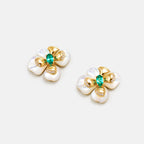 Chloris Pansy Earrings