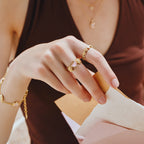 Blush Heart Layered Rose Quartz Necklace